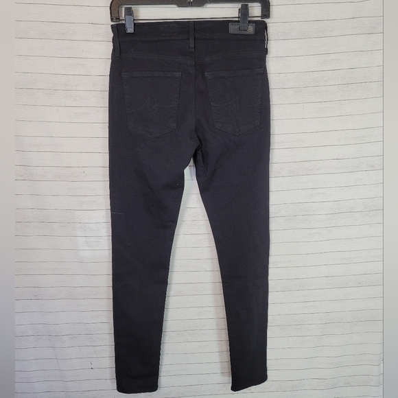 Ag ADRIANO GOLDSCHMIED THE FARRAH HIGH RISE SKINNY ANKLE JEANS IN BLACK, SZ 26 - Picture 10 of 15
